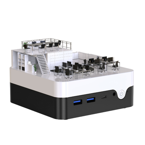 Chuwi Mini PC LARKBOX X - N100, 12GB DDR5, 512GB SSD, UHD Graphics, WiFi6, BT5.2, Type-C, 4xUSB3, DP, HDMI, Windows11 Home